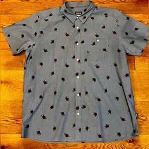 Patagonia Mens Short Sleeve Button down XXL